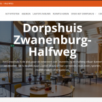 Website Dorpshuis Zwanenburg Halfweg